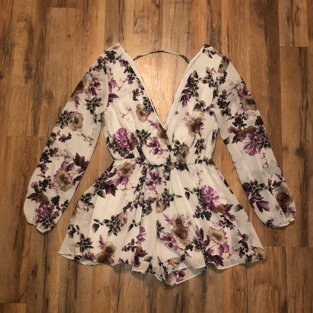 Boutique floral romper